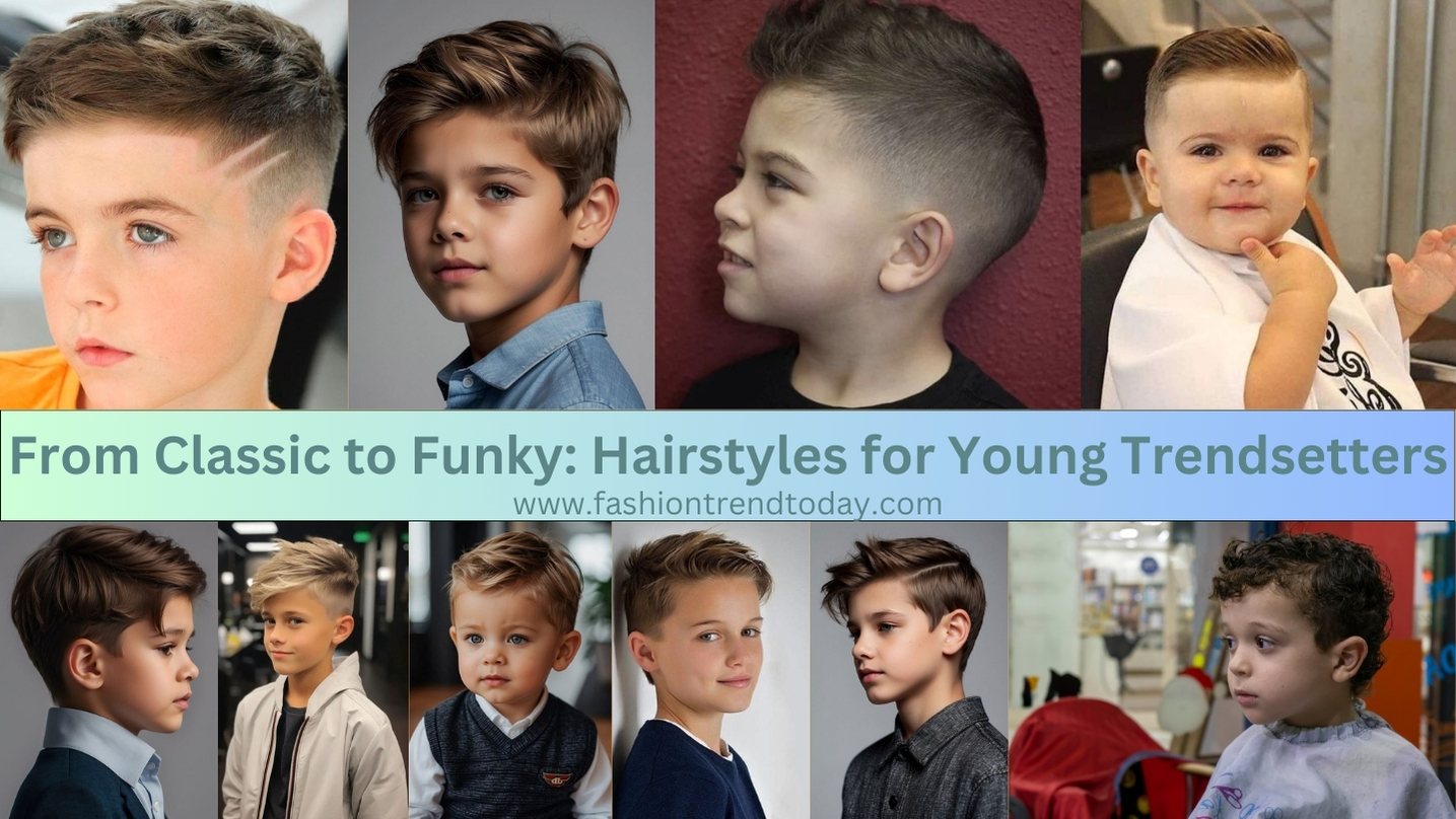 Trendy hairstyles for boys: From Classic to Funky, Hairstyles for Young Trendsetters